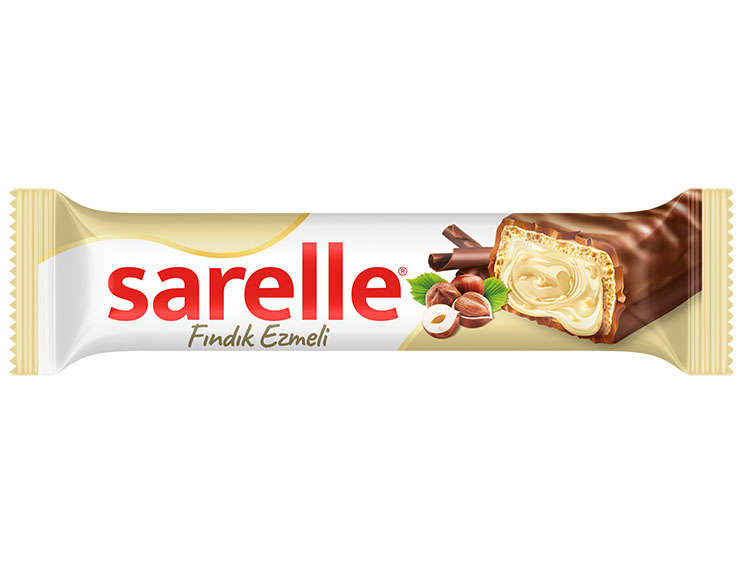 Hazelnut and Hazelnut Cream Filled Wafer Covered With Milk Chocolate