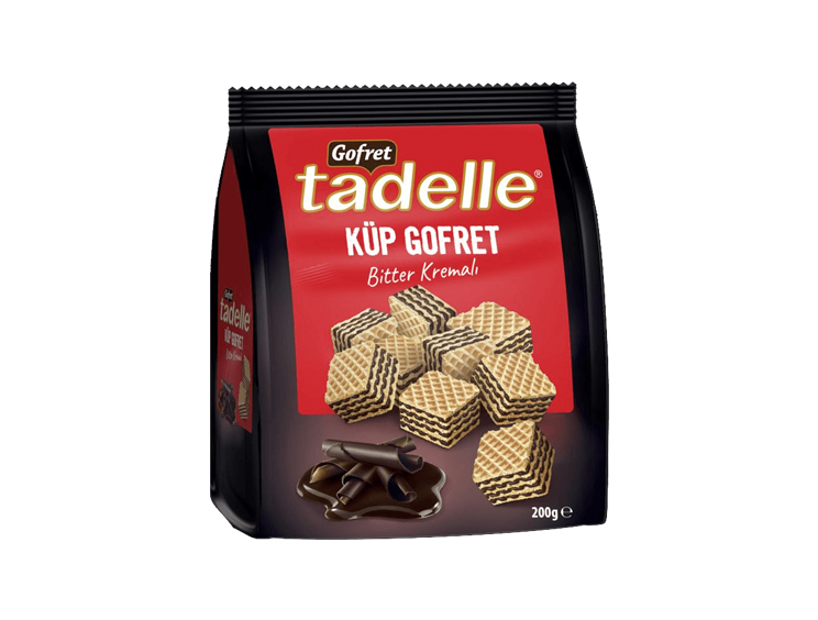 Tadelle Küp Gofret Bitter Kremalı