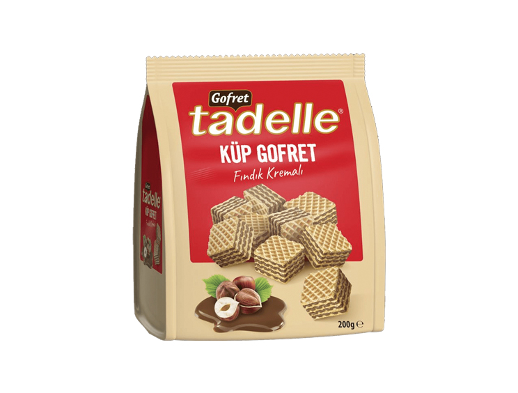 Tadelle Cube Wafer with Hazelnut Cream