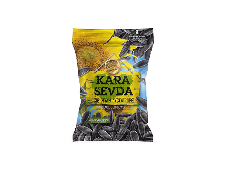 Raw Black Sunflower Seed