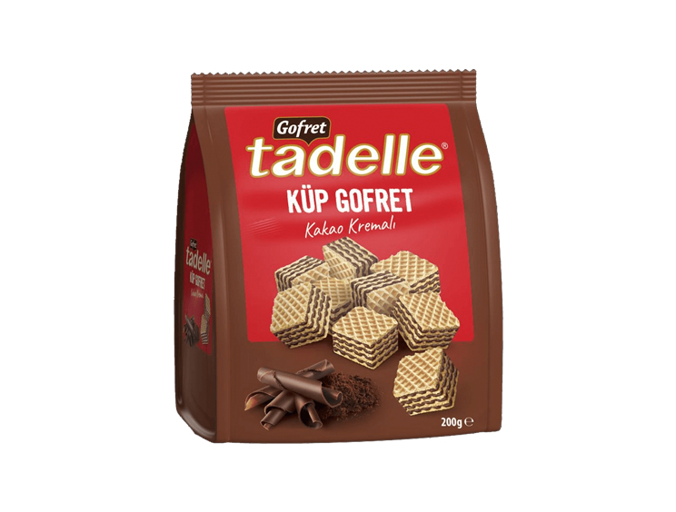 Tadelle Cube Wafer With Cocoa Cream